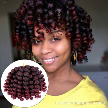 Varita corta Curl Crochet Braid Suave trenzado de cabello